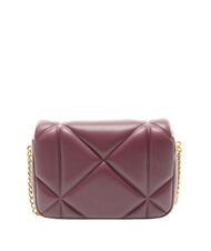 LOVE MOSCHINO EMBOSSED Mini sac bandouli&egrave;re vin - Sacs pour Femme - 4
