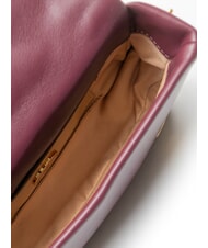 LOVE MOSCHINO EMBOSSED Mini sac bandouli&egrave;re vin - Sacs pour Femme - 5