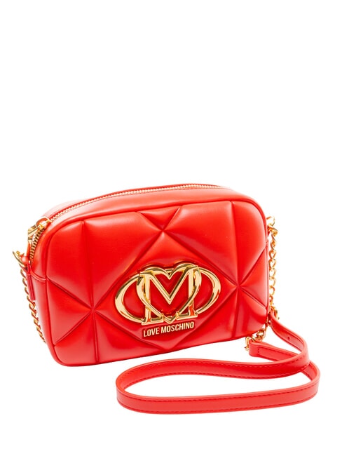 EMBOSSED Mini sac bandouli&egrave;re ROUGE - Sacs pour Femme