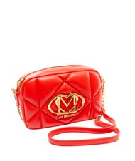 LOVE MOSCHINO EMBOSSED Mini sac bandouli&egrave;re ROUGE - Sacs pour Femme - 2