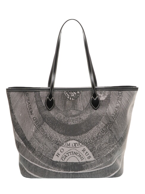 PLANETARIUM Grand sac de courses monochrome gris clair/noir - Sacs pour Femme
