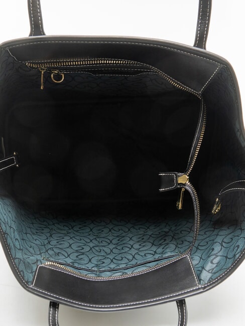 PLANETARIUM Grand sac de courses monochrome gris clair/noir - Sacs pour Femme