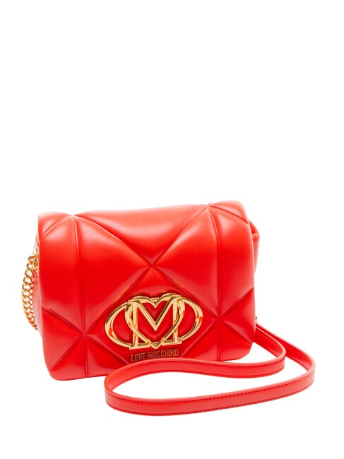 EMBOSSED Mini sac bandouli&egrave;re ROUGE - Sacs pour Femme