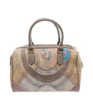 GATTINONI PLANETARIUM Sac &agrave; bandouli&egrave;re avec bandouli&egrave;re aquarelle sauvage/ taupe fonc&eacute; - Sacs pour Femme - 4