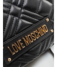 LOVE MOSCHINO QUILTED sac bandouli&egrave;re Noir - Sacs pour Femme - 3