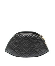 LOVE MOSCHINO QUILTED sac bandouli&egrave;re Noir - Sacs pour Femme - 4
