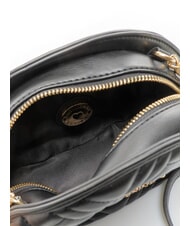 LOVE MOSCHINO QUILTED sac bandouli&egrave;re Noir - Sacs pour Femme - 5