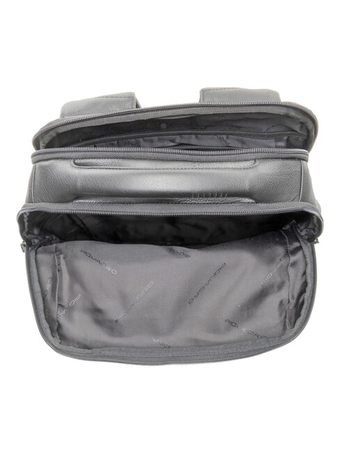 AKRON Sac &agrave; dos en cuir Noir - Sacs &agrave; dos pour ordinateur portable