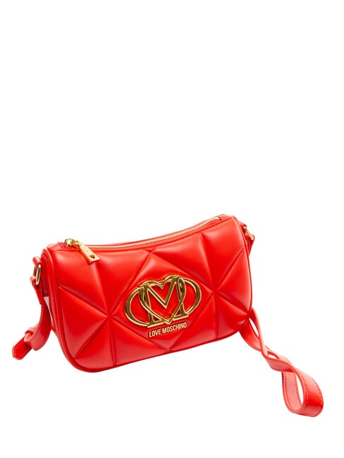 EMBOSSED Sac bandouli&egrave;re, double portabilit&eacute; ROUGE - Sacs pour Femme