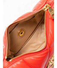 LOVE MOSCHINO EMBOSSED Sac bandouli&egrave;re, double portabilit&eacute; ROUGE - Sacs pour Femme - 5