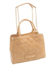 LOVE MOSCHINO QUILTED Sac &agrave; main avec bandouli&egrave;re cha&icirc;ne - Sacs pour Femme