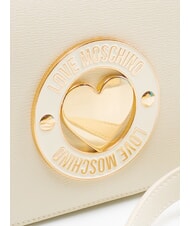 LOVE MOSCHINO CUPID Mini sac &agrave; bandouli&egrave;re Ivoire - Sacs pour Femme - 3
