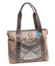 GATTINONI PLANETARIUM sac bandouli&egrave;re aquarelle sauvage/ taupe fonc&eacute; - Sacs pour Femme - 2