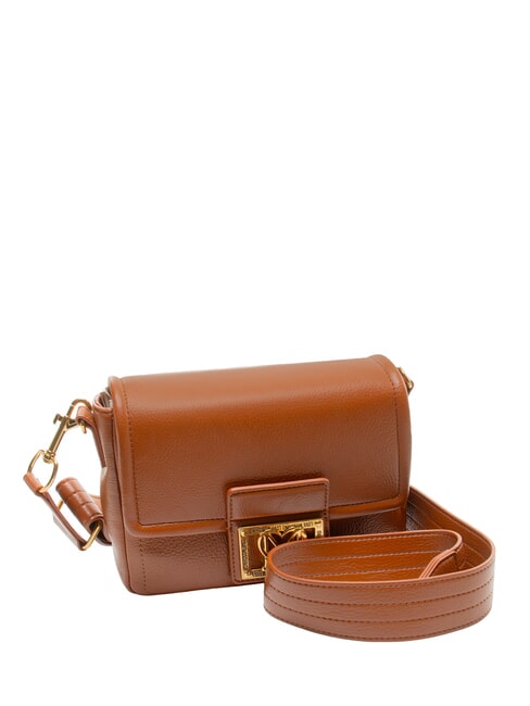 EMBOSSED sac bandouli&egrave;re ch&acirc;taigne - Sacs pour Femme