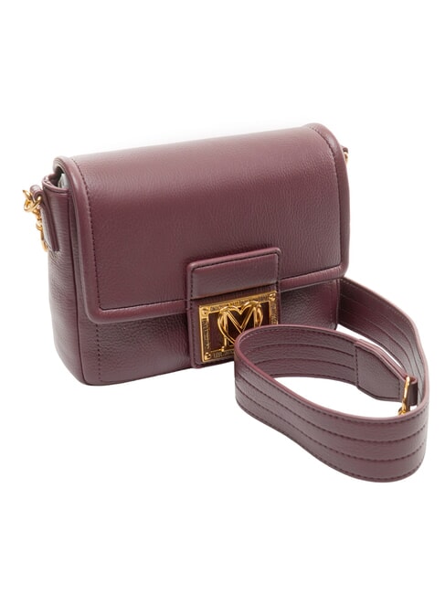 EMBOSSED sac bandouli&egrave;re vin - Sacs pour Femme