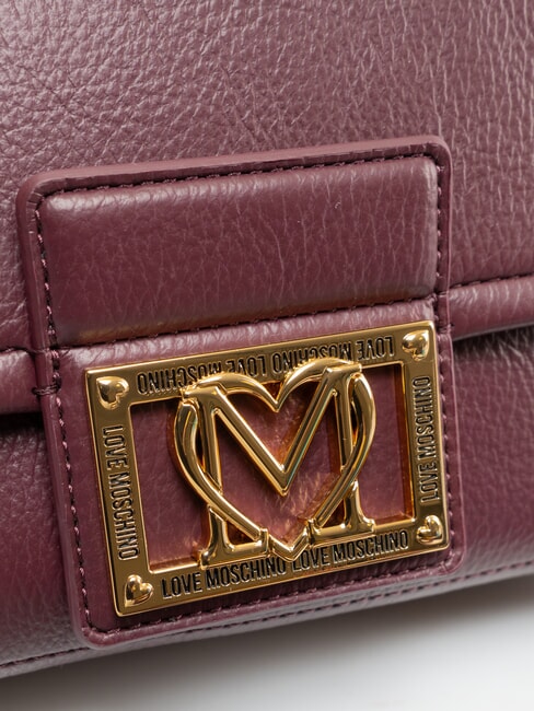 EMBOSSED sac bandouli&egrave;re vin - Sacs pour Femme
