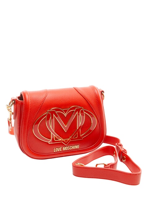 LOGO  Mini sac &agrave; bandouli&egrave;re ROUGE - Sacs pour Femme