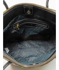 GATTINONI PLANETARIUM Sac &agrave; provisions aquarelle sauvage/ taupe fonc&eacute; - Sacs pour Femme - 5