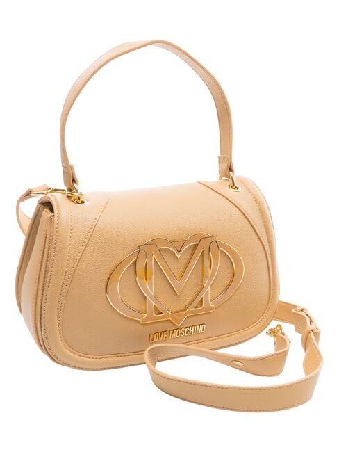 LOGO Sac bandouli&egrave;re, avec bandouli&egrave;re beige - Sacs pour Femme