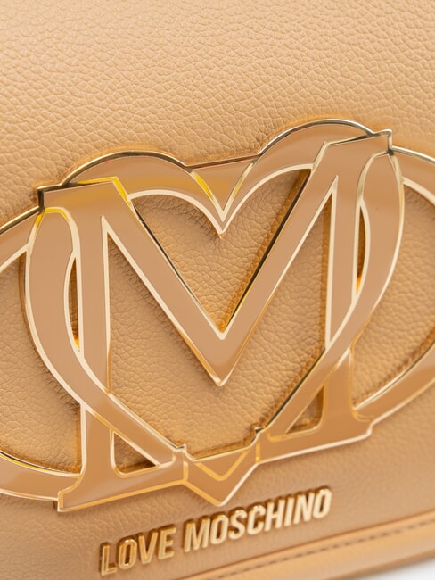 LOGO Sac bandouli&egrave;re, avec bandouli&egrave;re beige - Sacs pour Femme