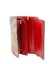 GATTINONI PLANETARIUM Portefeuille pour femme classique/corail - Portefeuilles Femme - 2