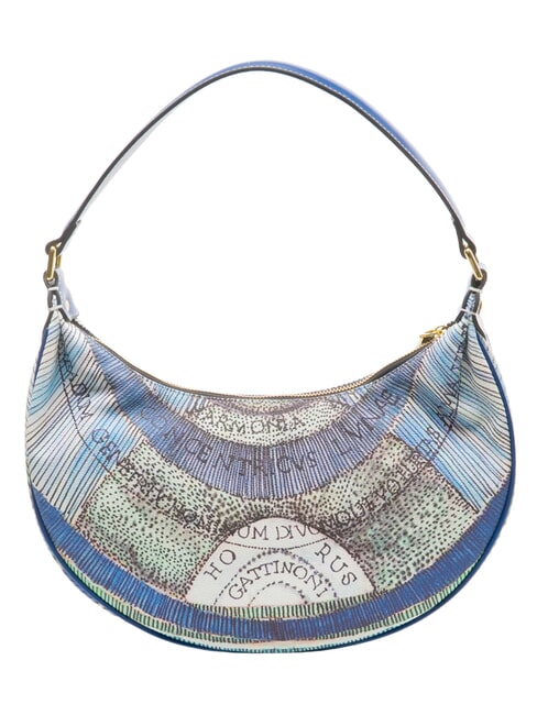 PLANETARIUM sac bandouli&egrave;re aigue-marine/bleu marine - Sacs pour Femme