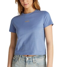CALVIN KLEIN PLACED INSTITUTIONAL T-shirt &agrave; manches courtes bleu - T-shirt - 4