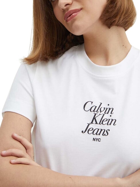 FONT GRAPHIC REGULAR T-shirt &agrave; manches courtes blanc - T-shirt