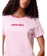 CALVIN KLEIN SS RETRO LOGO GRAPHI T-shirt &agrave; manches courtes rose - T-shirt - 5
