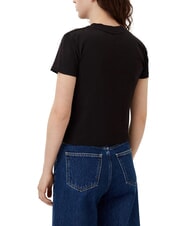 CALVIN KLEIN SCRIPT INSTITUTIONAL T-shirt &agrave; manches courtes noir - T-shirt - 2