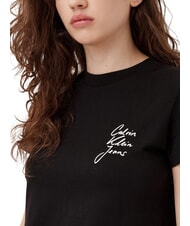 CALVIN KLEIN SCRIPT INSTITUTIONAL T-shirt &agrave; manches courtes noir - T-shirt - 3