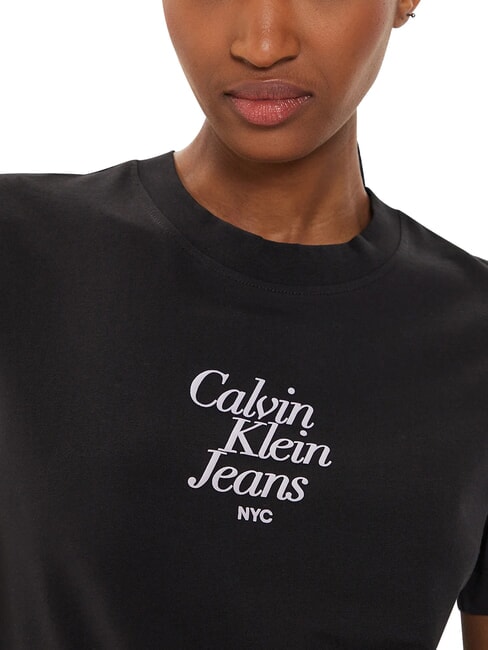 FONT GRAPHIC REGULAR T-shirt &agrave; manches courtes noir - T-shirt