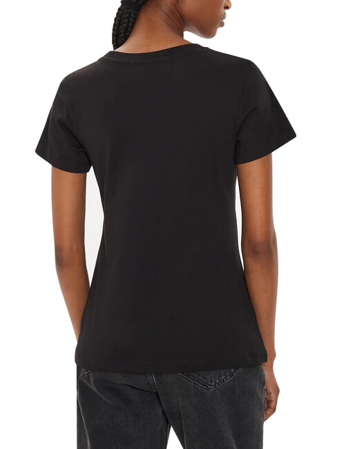 FADED MONOLOGO SLIM T-shirt &agrave; manches courtes noir - T-shirt