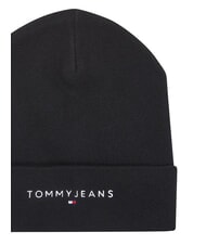 TOMMY HILFIGER LINEAR LOGO Chapeau noir - Bonnets - 3