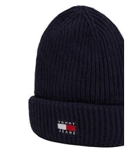 TOMMY HILFIGER HERITAGE Chapeau en laine m&eacute;lang&eacute;e bleu - Bonnets - 3