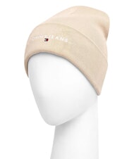 TOMMY HILFIGER LINEAR LOGO Chapeau beige - Bonnets - 2