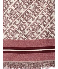 TOMMY HILFIGER MONOPLAY JACQUARD &Eacute;charpe en laine rouge - &Eacute;charpes - 3