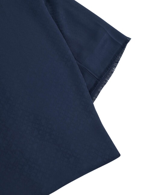 ELEVATED CHIC JAQUARD Foulard bleu - &Eacute;charpes