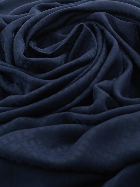 ELEVATED CHIC JAQUARD Foulard bleu - &Eacute;charpes