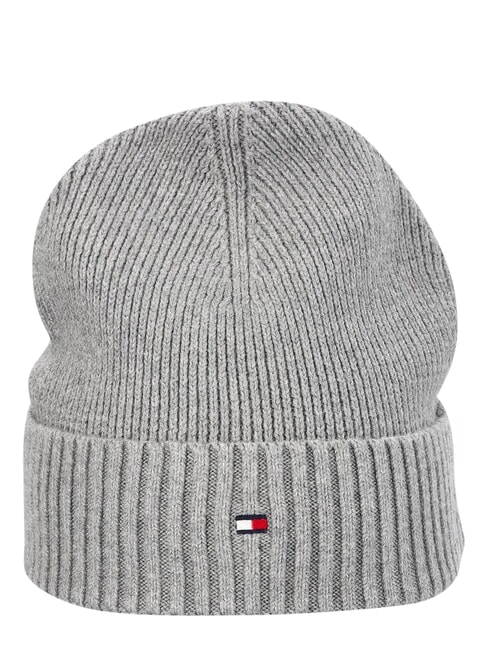 TH FLAG Bonnet en coton avec revers gris - Bonnets