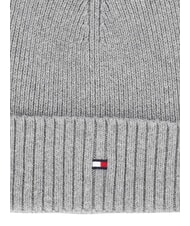 TOMMY HILFIGER TH FLAG Bonnet en coton avec revers gris - Bonnets - 3