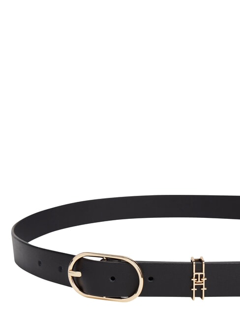 FEMININE ceinture en cuir noir - Ceintures