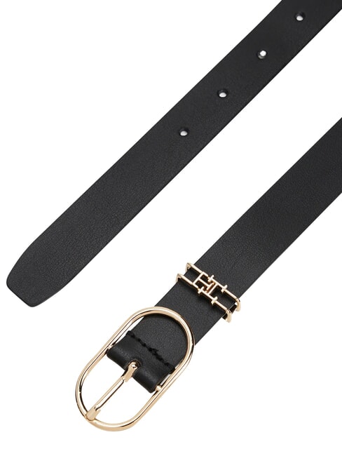 FEMININE ceinture en cuir noir - Ceintures