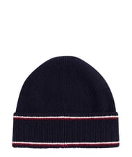 TOMMY HILFIGER CORP LAMBS Chapeau en laine bleu - Bonnets - 2
