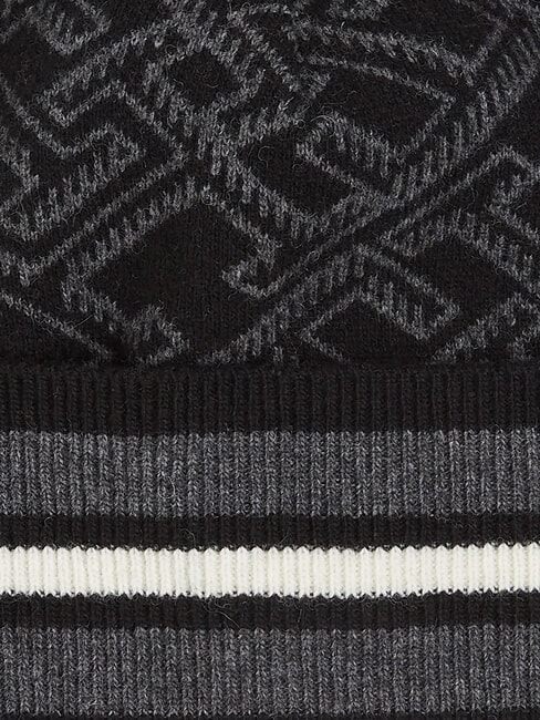 MONOGRAM Chapeau en laine noir - Bonnets