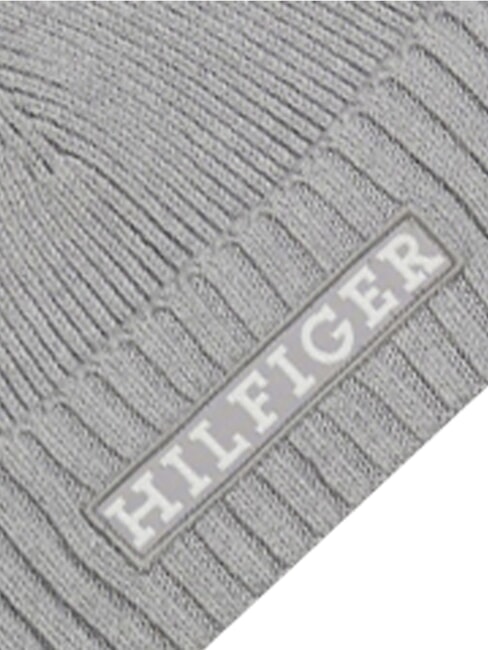 MONOTYPE BEANIE Bonnet en coton et laine gris - Bonnets