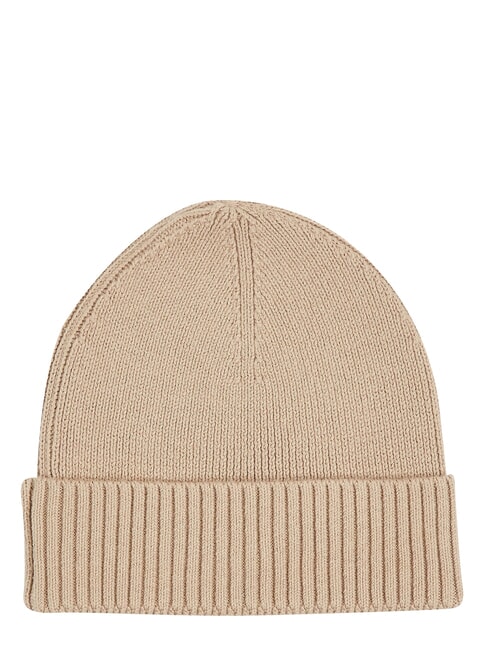 TH FLAG Bonnet en coton avec revers beige - Bonnets