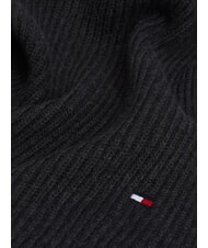 TOMMY HILFIGER FLAG PIMA &Eacute;charpe en coton et cachemire gris - &Eacute;charpes - 4