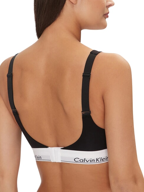 CK Soutien-gorge l&eacute;g&egrave;rement rembourr&eacute; noir - Slip homme