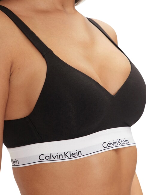 CK Soutien-gorge l&eacute;g&egrave;rement rembourr&eacute; noir - Slip homme